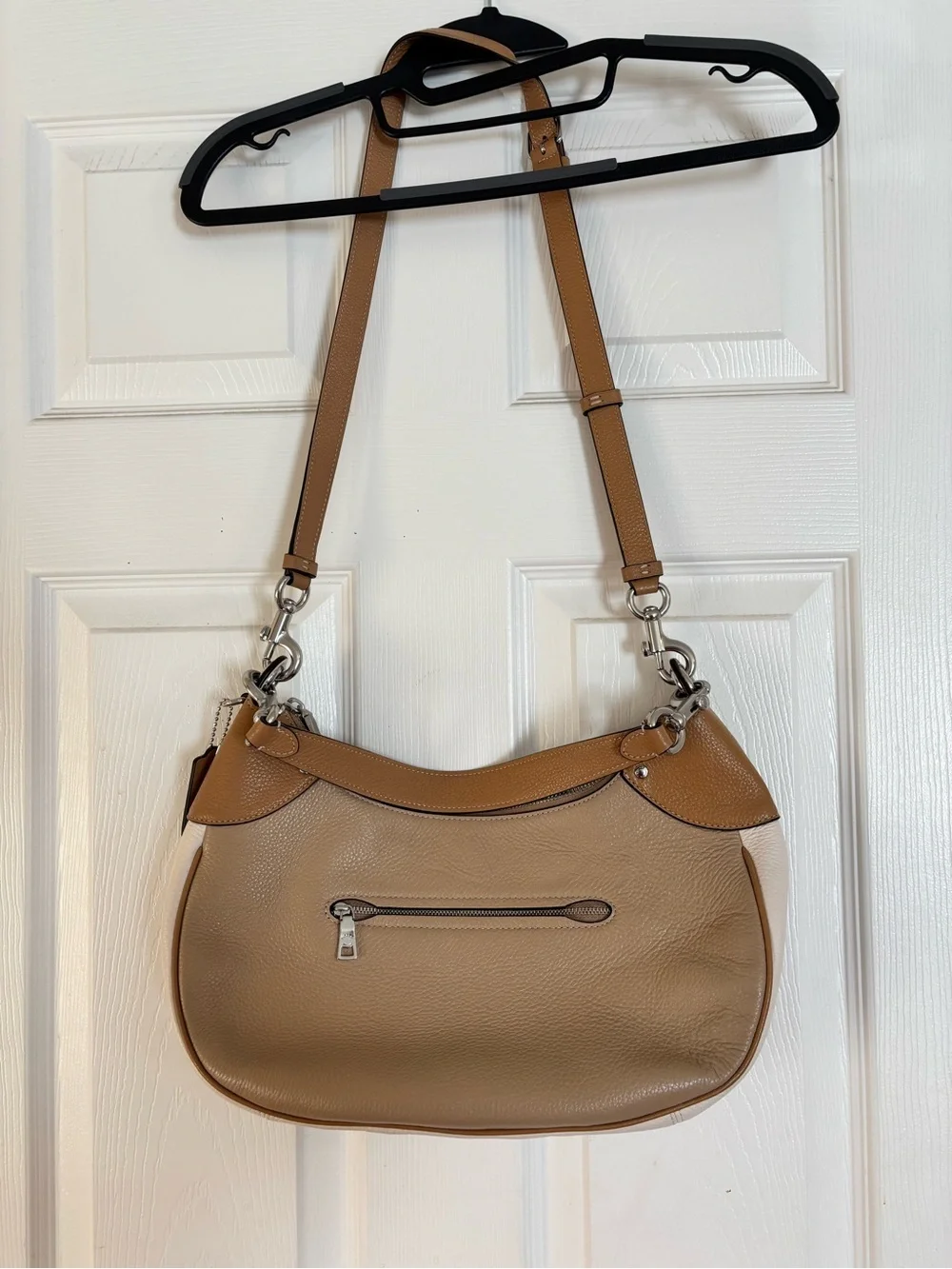 Coach CH508 Pebbled Leather Hobo Bag